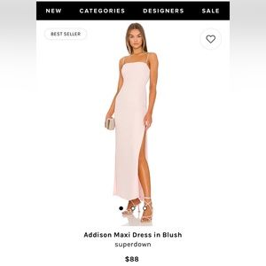 Revolve- Superdown Blush Gown